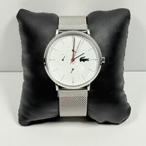 Lacoste Moon 2011025 Multifunction Dial with Stainless Mesh Strap Men’s Watch
